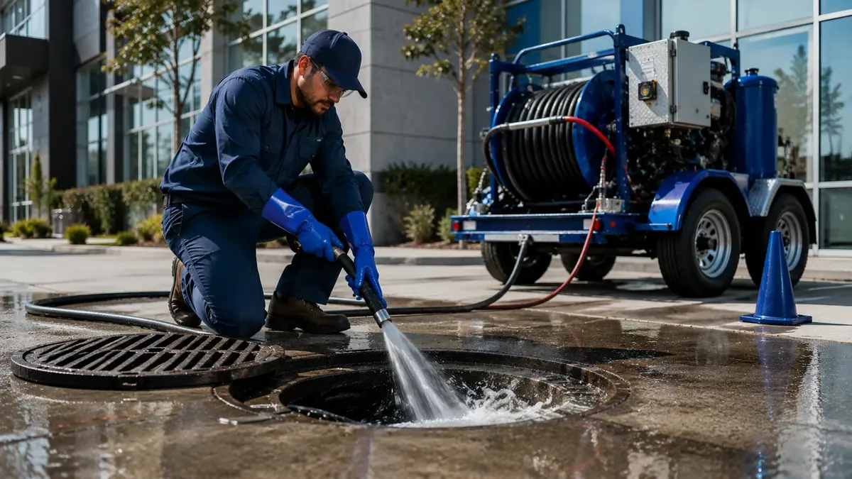 Commercial Hydro Jet Drain Cleaning in Playa Vista