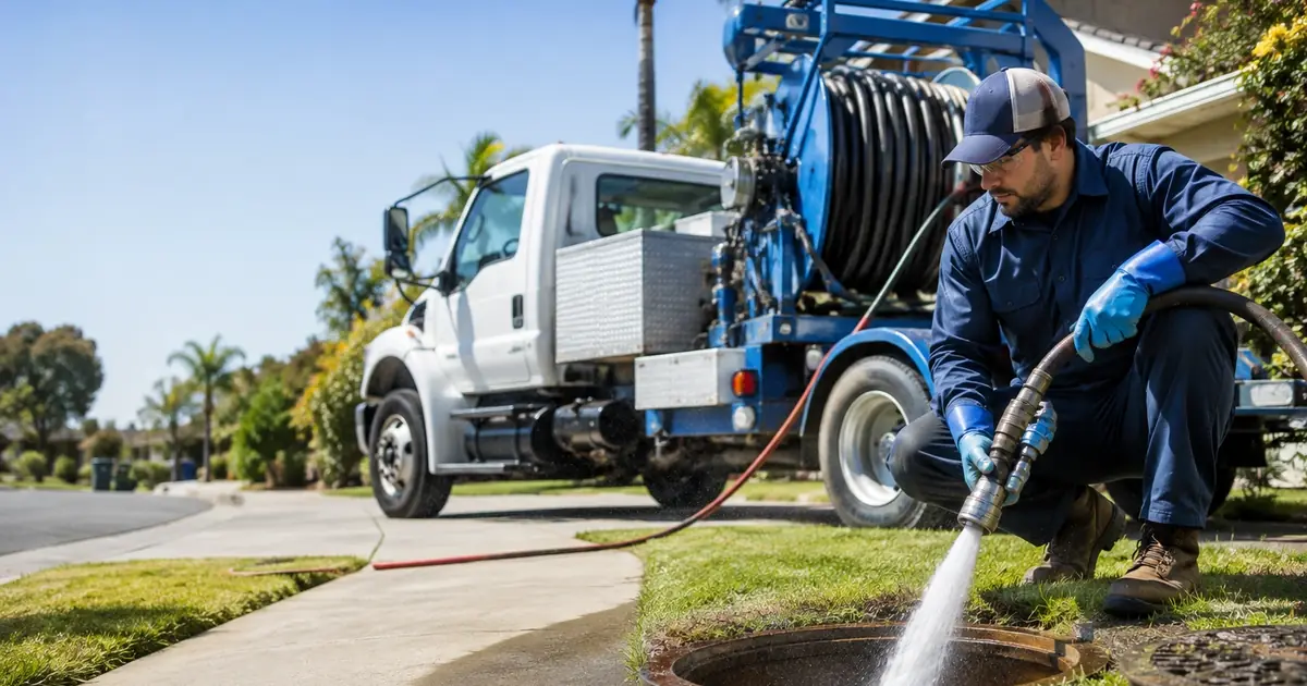 Hydro jet sewer cleaning Playa Vista