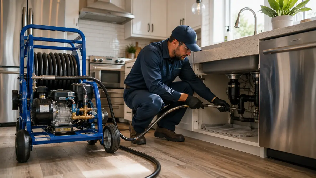 Kitchen Drain Hydro Jetting in Playa Vista